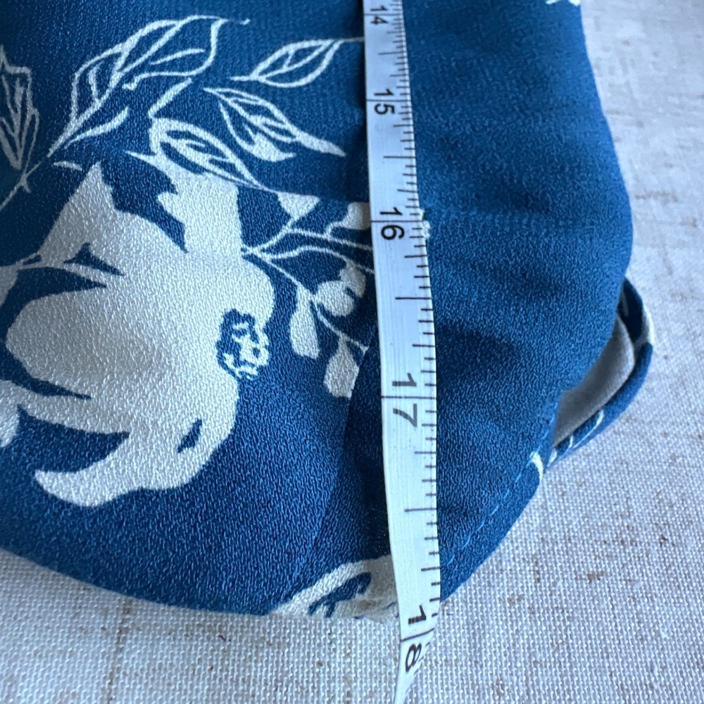 NWT Reformation Truett Dress Cyanotype Blue Floral Size 2 - Picture 6 of 8
